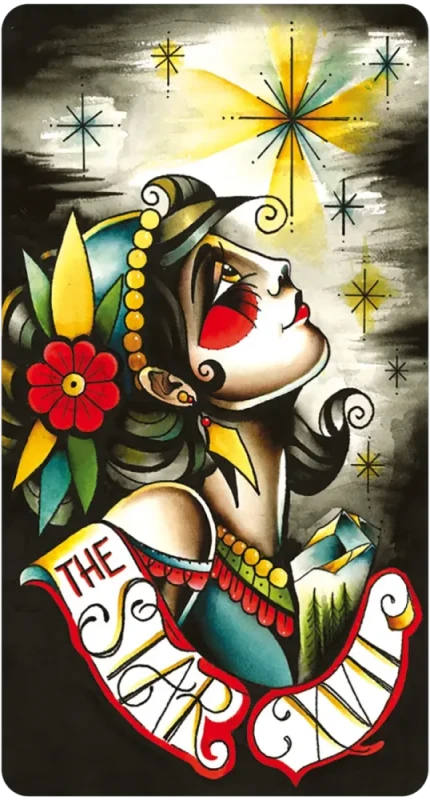 Eight Coins Tattoo Tarot Borderless Miniature Edition 3