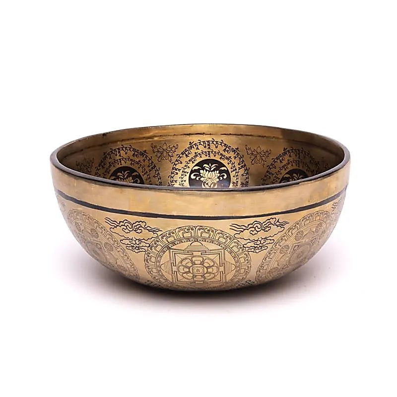 Tibetská Misa Liečivá Gravírovaná Tara 24 cm