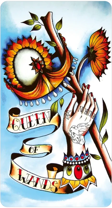 Eight Coins Tattoo Tarot Borderless Miniature Edition 4