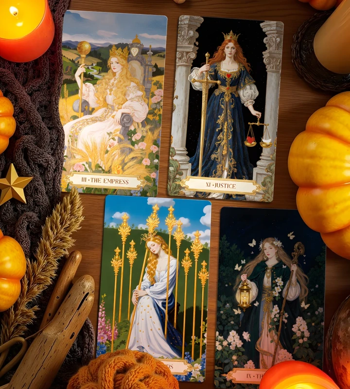 Tarotové karty - Moonshadow Floral Vow Tarot 2