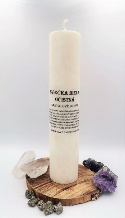 Sviečka Očistná - Santalové drevo, 22 cm