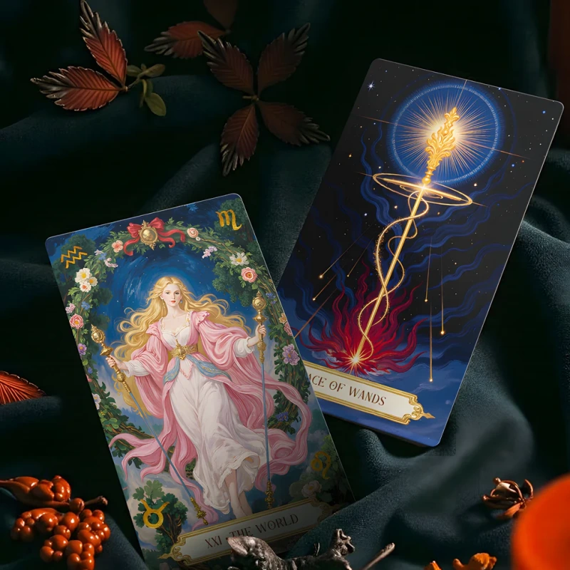 Tarotové karty - Moonshadow Floral Vow Tarot 8