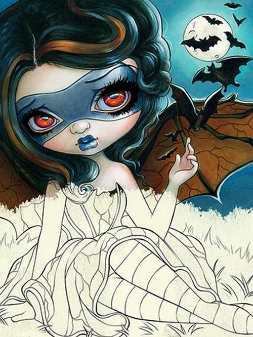 Coloring Book Jasmine Becket-Griffith, Jasmine Becket-Griffith 3