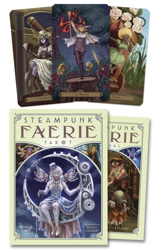 Steampunk Faerie Tarot,Pamela Chen, Ashley Cassaday