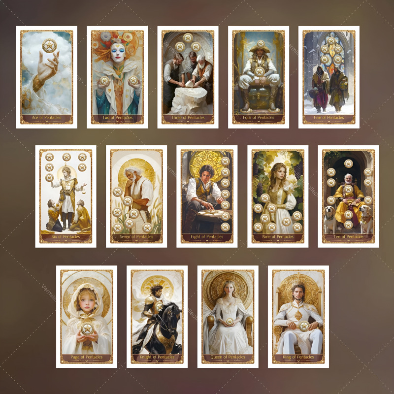 Guardian Golden Wheel Tarot 8