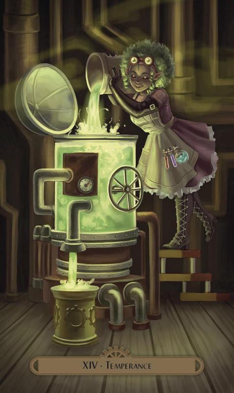 Steampunk Faerie Tarot,Pamela Chen, Ashley Cassaday