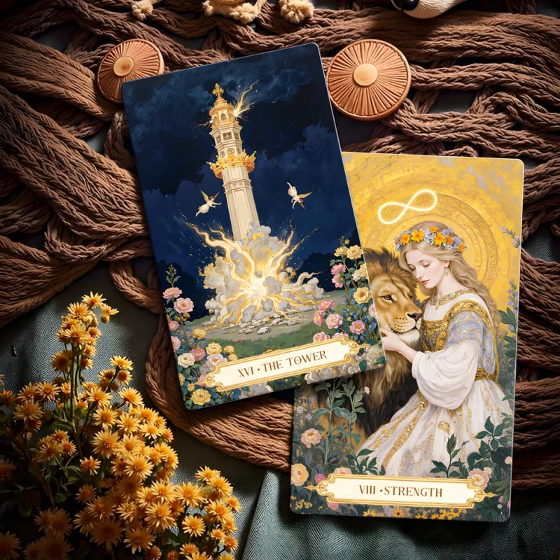 Tarotové karty - Moonshadow Floral Vow Tarot 3