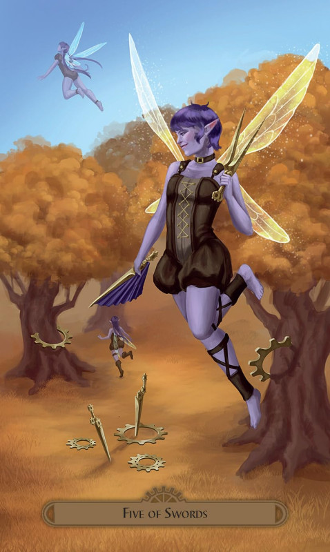 Steampunk Faerie Tarot,Pamela Chen, Ashley Cassaday 5
