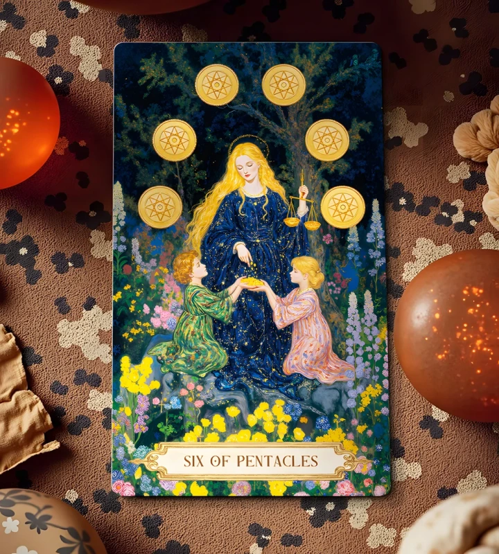 Tarotové karty - Moonshadow Floral Vow Tarot 6