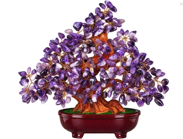 Stromček Šťastia Bonsai Ametyst 20 cm