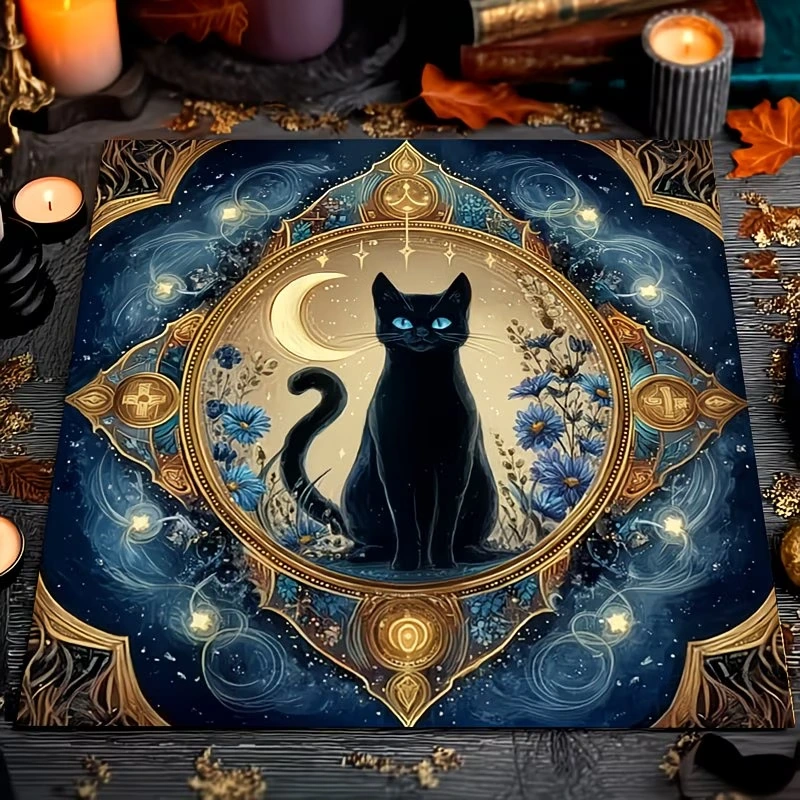 Obrus, plátno na veštenie Magická Mačka 1