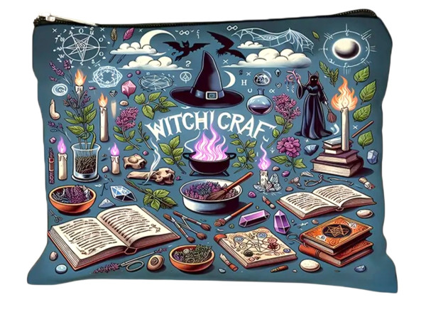 Taštička na zips Witch 26 x 17 cm