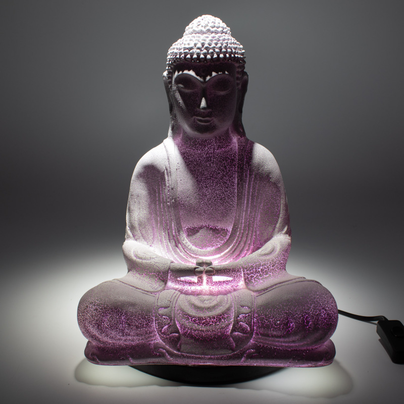 Meditačné Tienidlo Buddha - fialové 1
