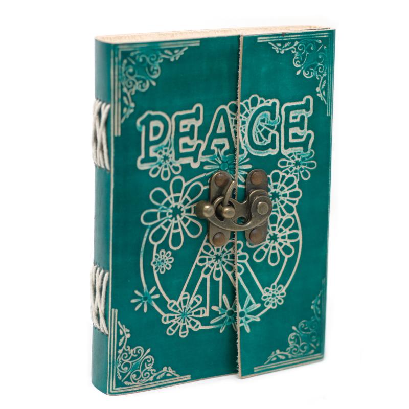 Kožený Zápisník - Peace