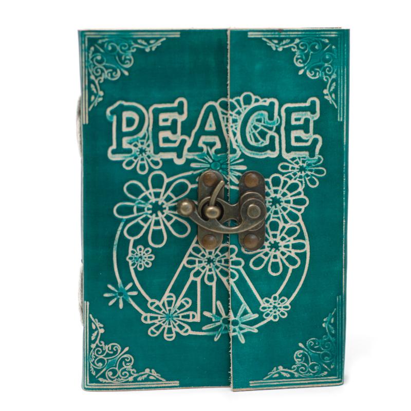 Kožený Zápisník - Peace