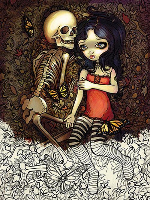 Coloring Book Jasmine Becket-Griffith Halloween 5