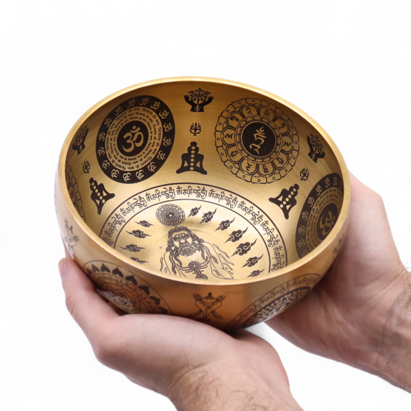 Tibetské Liečivé Misy Jogín, Óm, Čakry, Mandala Súprava 4 ks 2