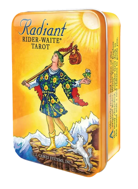 Radiant Raider Waite Tarot in a Tin Box