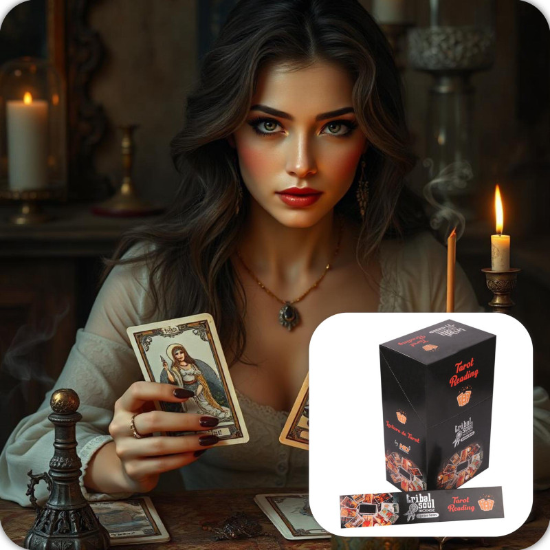 Vonné tyčinky Tribal Soul a keramický Držiak - Čítanie Tarotu