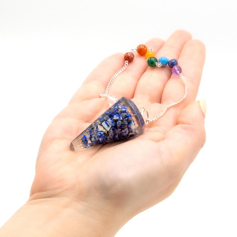 Kyvadlo Orgonitové Chakra - Lapis Lazuli