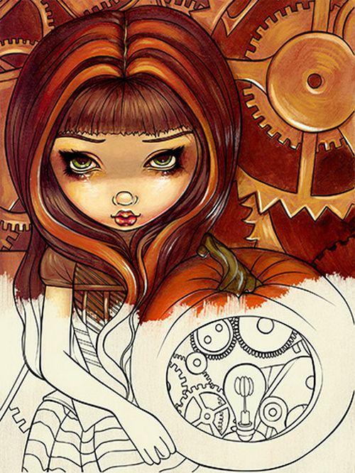 Coloring Book Jasmine Becket-Griffith Halloween 1