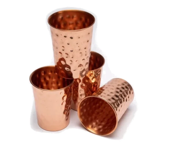 Sada Medených Pohárov Ajurvéda 4 x 250 ml