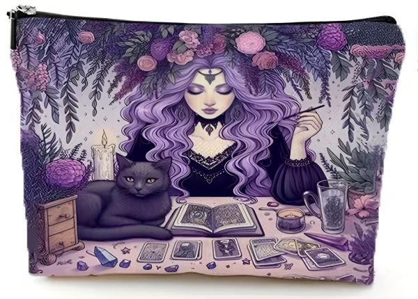 Taštička na zips Čarodejnica 25 x 17 cm