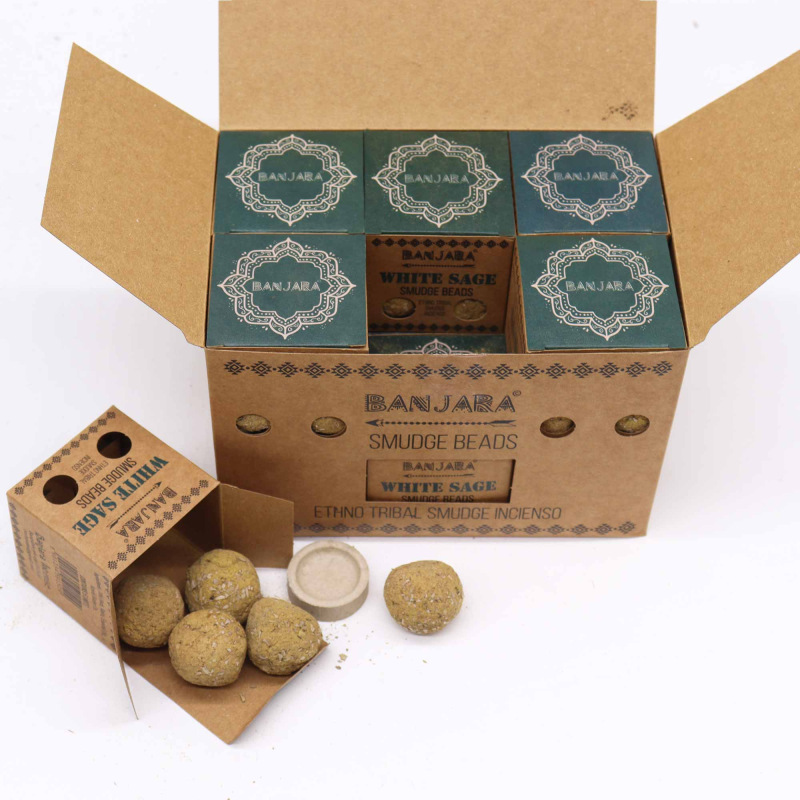 Kadidlo Banjara Vonné Guličky - Biela Šalvia 1