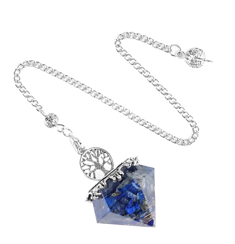 Kyvadlo Orgonitové so Stromom Života a Lapis Lazuli