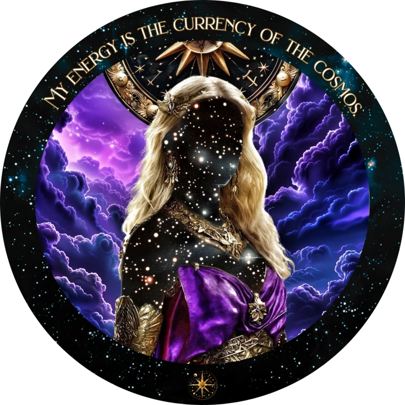 Cosmic Wealth Codes Affirmation Deck, Taylor Eaton 5