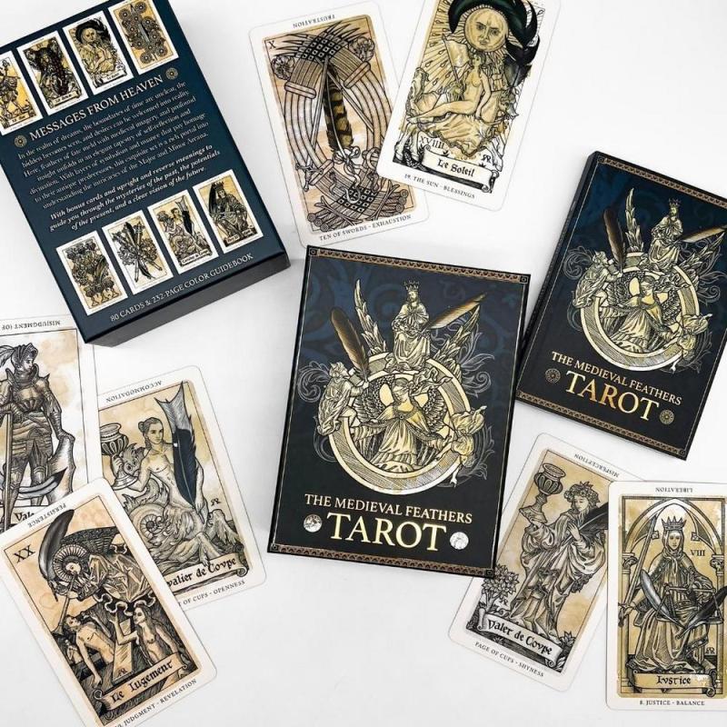 The Medieval Feathers Tarot,Jay R. Rivera, Alejandro R. Rozán