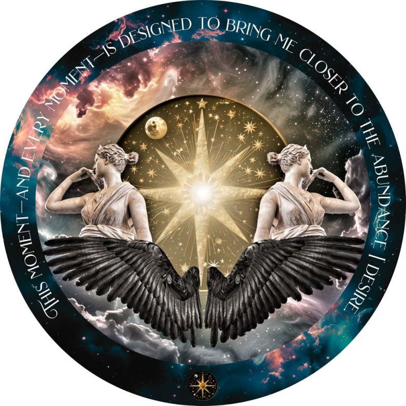 Cosmic Wealth Codes Affirmation Deck, Taylor Eaton 1