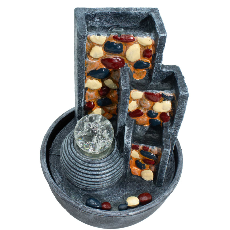 Feng-Shui Fontána Kamenná Stena a Krištáľová Guľa 1