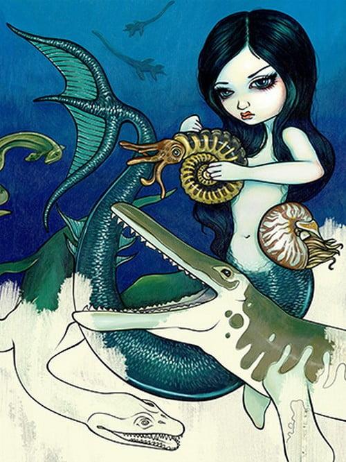 Coloring Book Mermaids, Jasmine Becket-Griffith 1