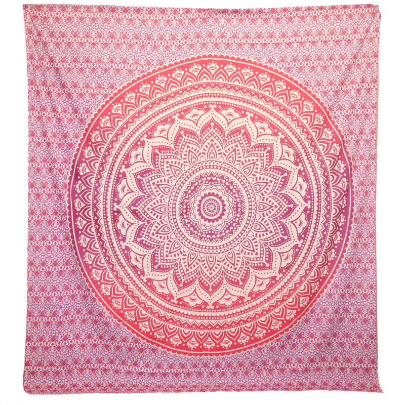 Tapiséria/Plážová Plachra Mandala ružová