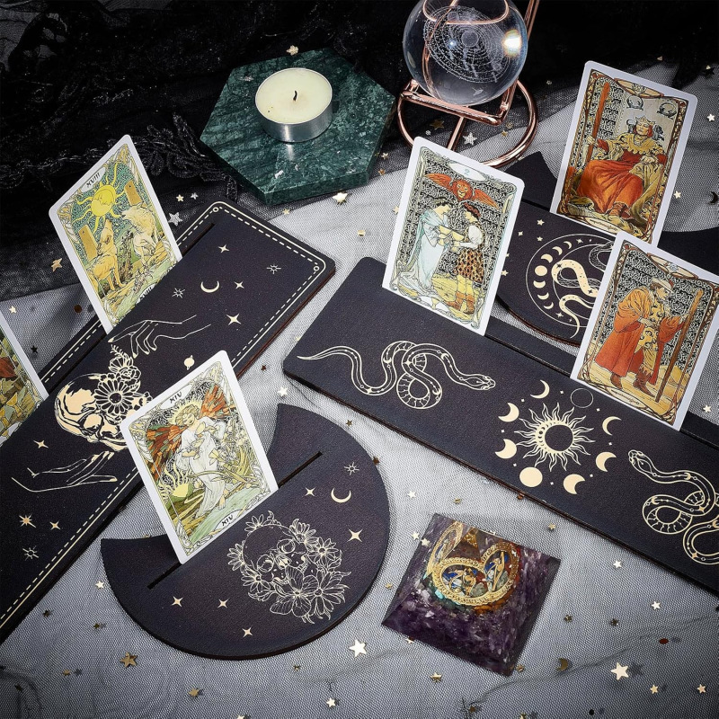 Sada Drevených Stojanov na Tarot/Orákulum Karty - Hviezdy 1