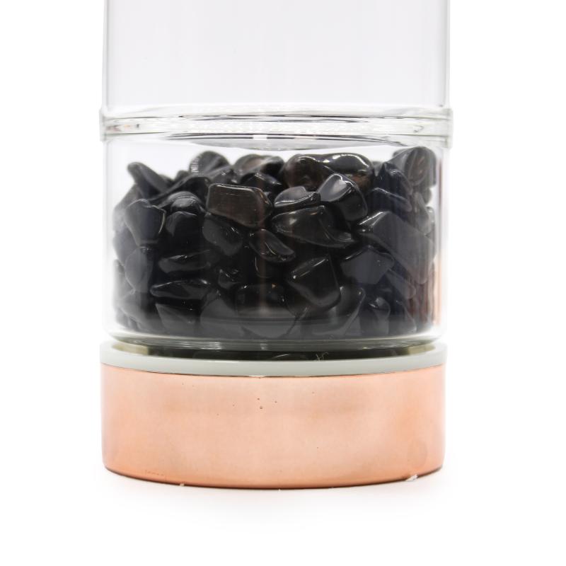 Fľaša sklenená na Čaj s Ónyxom, 500 ml