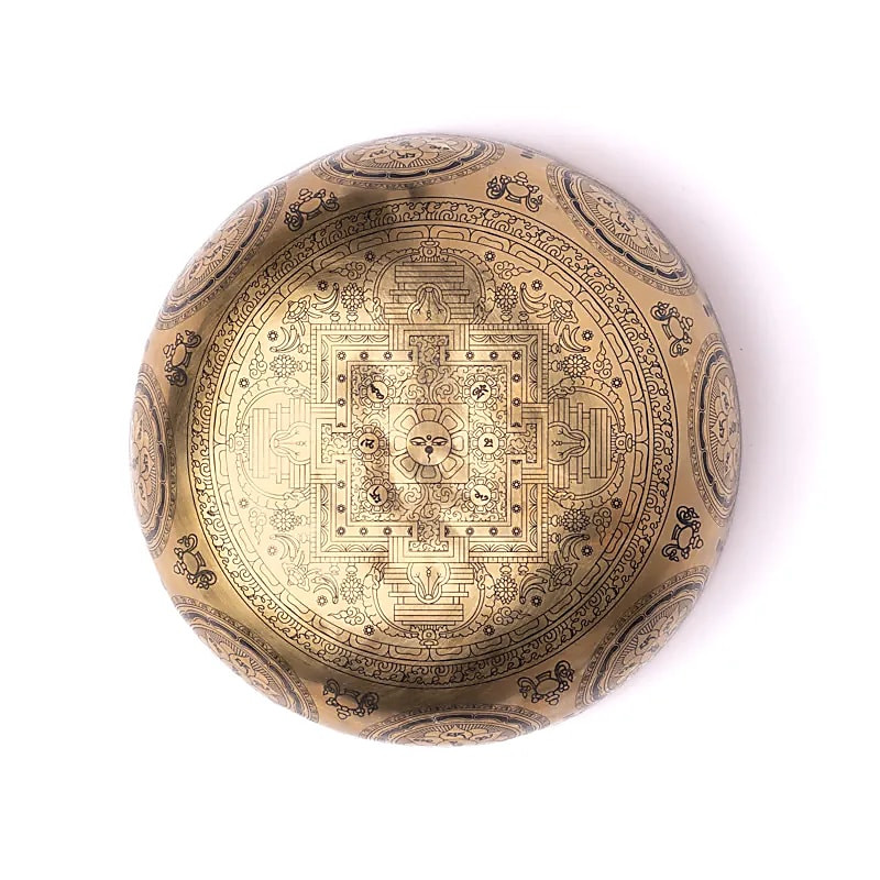 Tibetská Misa Liečivá Gravírovaná Shiva 24 cm 2