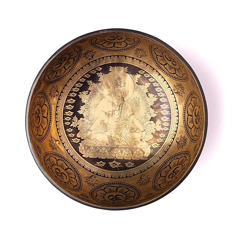 Tibetská Misa Liečivá Gravírovaná Shiva 24 cm 1