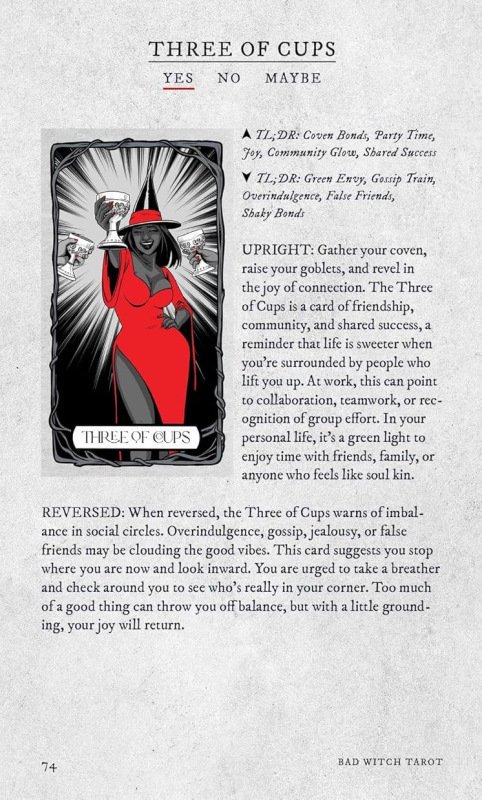 Bad Witch Tarot Deck and Guidebook, Michelle Lodge 3