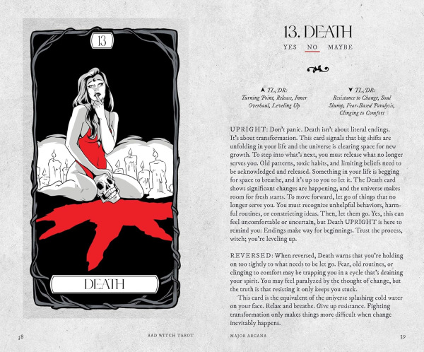 Bad Witch Tarot Deck and Guidebook,Michelle Lodge 2