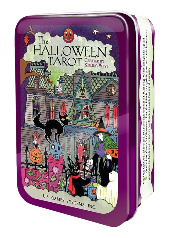 Halloween Tarot in a Tin Box